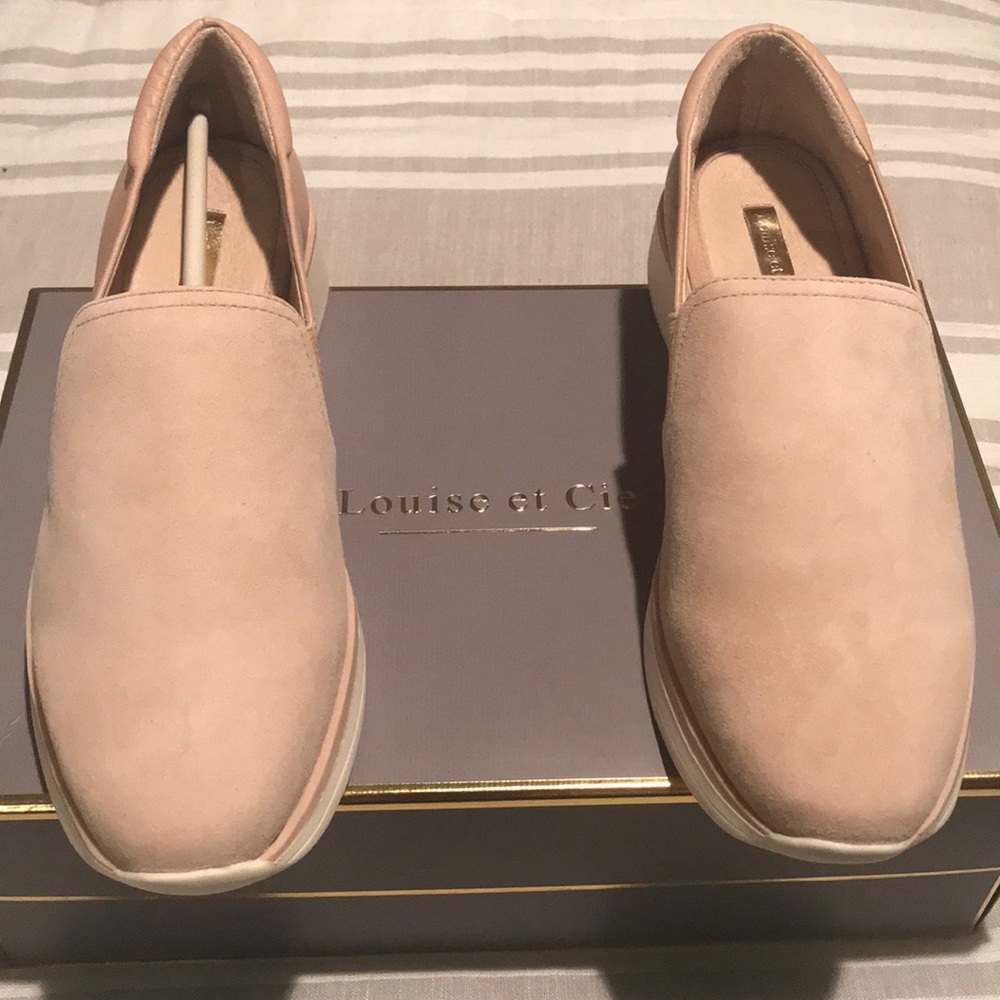Louise et Cie Blush Pink Suede Sneakers (Lo-bjork)